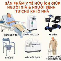 Sản Phẩm Y Tế Hữu Ích Giúp Người Già & Người Bệnh Tự Chủ Khi Ở Nhà