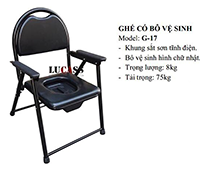 Ghế Bô Vệ Sinh Lucass G-17